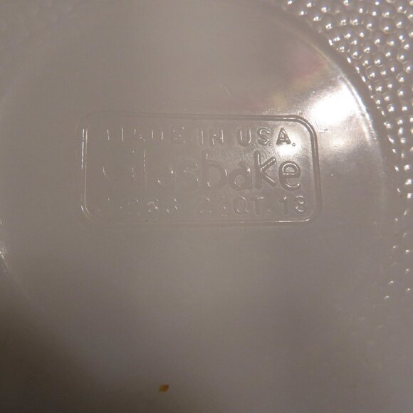 Glasbake J263 Divided Casserole Dish 2.5 QT Vintage (K507) - Picture 5 of 6